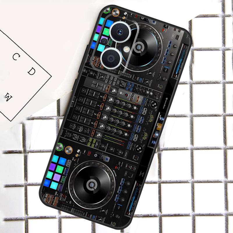 Чехол для телефона DJ-микшерный пульт для OPPO Reno 8T 7 8 Lite 14F 14 13 12 11 F 10 Pro OPPO Find X8 X6 X5 X9 Pro