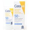 CeraVe 100% Минеральный солнцезащитный крем SPF 50 | Солнцезащитный крем для лица с оксидом цинка и диоксидом титана для чувствительной кожи | 2,5 унции, 1 упаковка (Упаковка может отличаться)