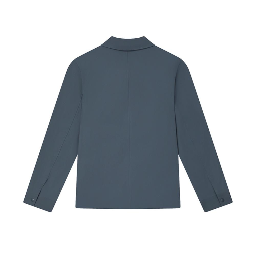 Fila Синяя Модная Повседневная Деловая Классическая Универсальная Куртка Мужская Куртка F11M532702F-DG