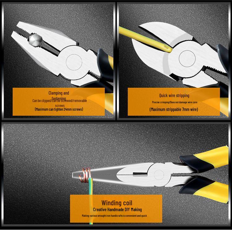 Экономичный набор электрика: кусачки и плоскогубцы