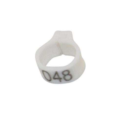 100 Pcs Bird Foot Ring Inner Diameter 8mm Pigeon Leg Poultry Dove Bird Parrot Clip Rings Band Foot Ring Pigeon Supplies