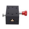 X Axes Displacement Platform 40mm Stroke Gears Manual Dovetail Groove Sliding Platform