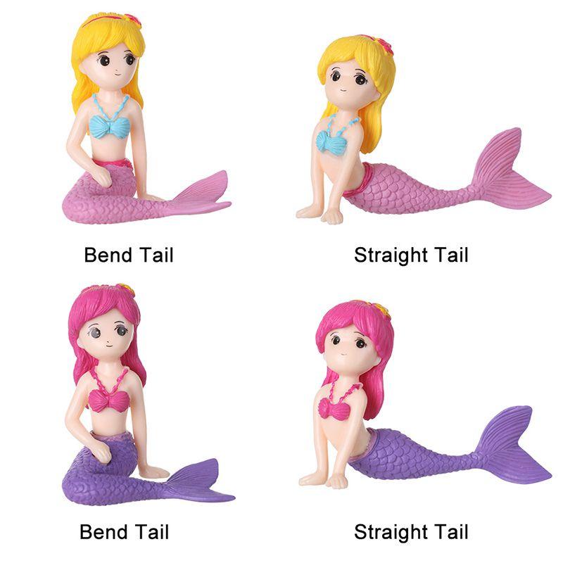 Charming Mermaid Diy Miniature Figurine For Exquisite Garden Dollhouse Decor