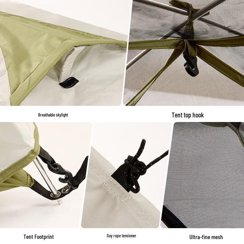 LionSeek Lightweight 2-Person Hiking Tent