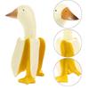 Resin Lawn Office Patio Home Garden Weird Gifts Banana Duck Ornament Duck Sculpture Duck Statues