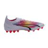 Puma Ultra Ultimate Composite Ground MG (Rubber Short Studs) Artificial Turf Fabric Soccer Shoes Unisex Soccer Shoes White Red 107506-01
