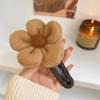 Мода Плюс Размер Плюшевый Цветок Заколка для Волос Новая Ложка для Задней Части Волос Высококлассная Элегантная и Модная Персонализированная Заколка в Одну Линию