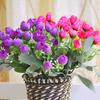 DIY Craft Handmade Home Decor Wedding Decoration Bridal Bouquet Artificial Flowers Small Bud Rose