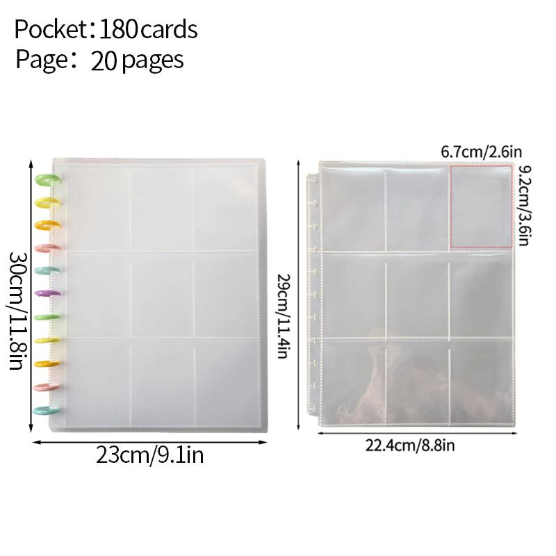 Альбом на 9 ячеек для фотокарточек K-pop, книга для коллекционирования карт, страницы для альбомов на 1030 штук, альбом для фотокарточек, K-pop стафф
