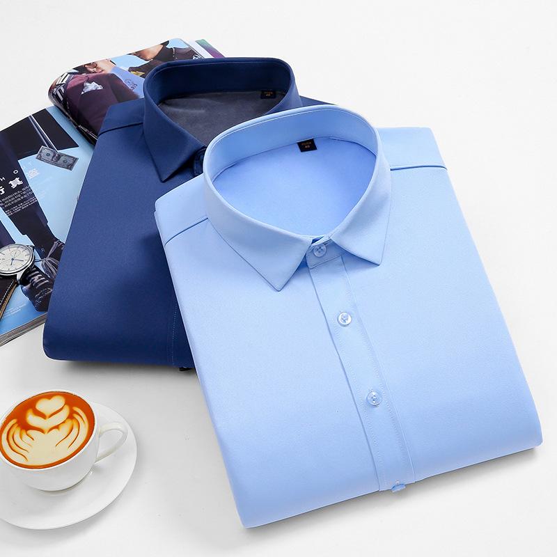 Мужские зимние рубашки с подкладкой из шерпы, с длинным рукавом, на пуговицах, флисовые рубашки для мужчин, деловые повседневные, теплые, удобные, терморубашки с карманами