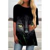 Летние футболки с 3D-принтом «Кошки и животные», женская уличная одежда, повседневная футболка с коротким рукавом, свободные топы Y2K, туники, футболки, женская одежда
