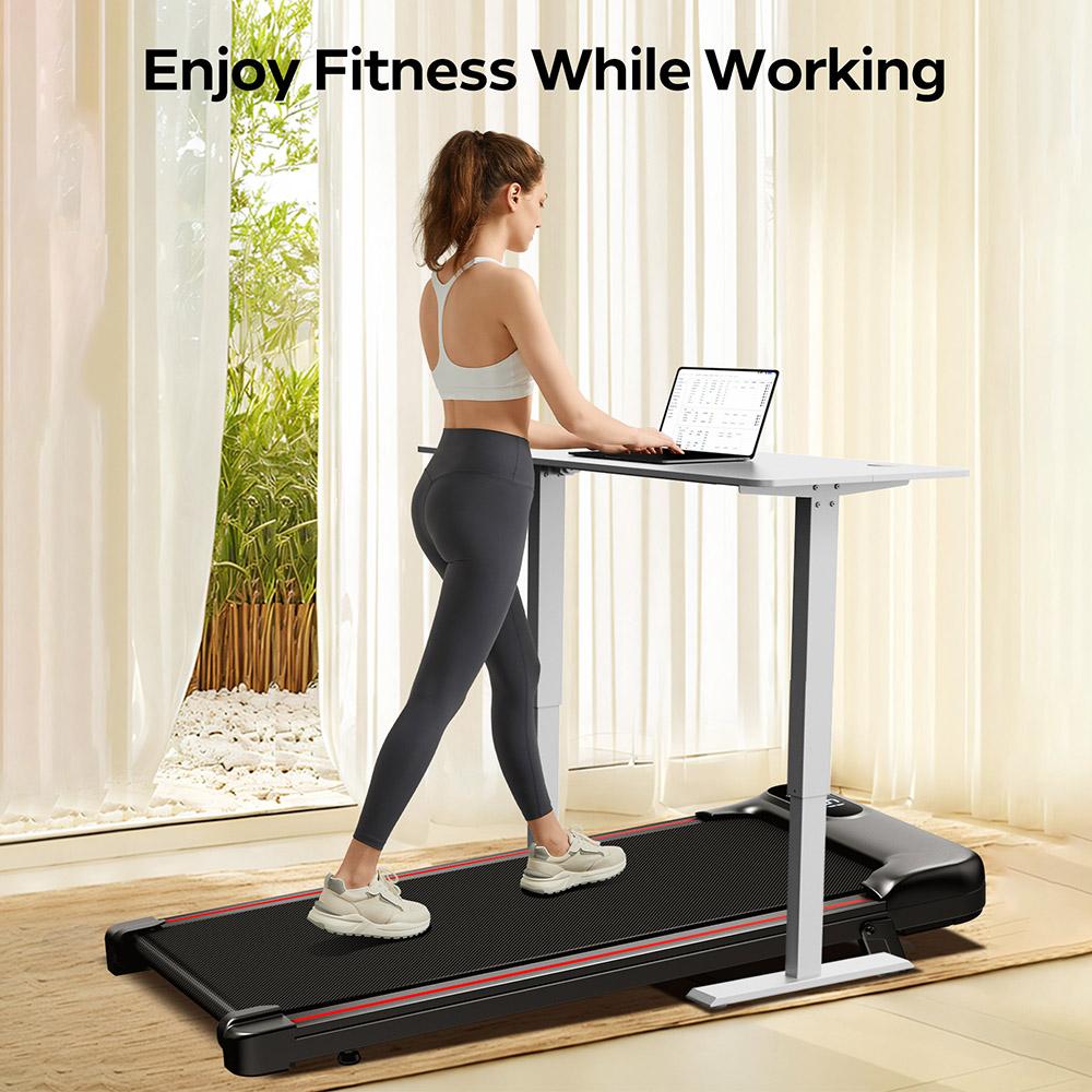 Беговая дорожка ROBORE S17 Walking Pad 8 км/ч, с наклоном 9%, с тройной амортизацией и бесшумным двигателем 2,5 л.с., максимальная нагрузка 136 кг