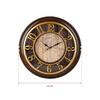 46 см деревянный вид 3D тиснением плавные секунды бесшумный механизм декоративные настенные часы подарок