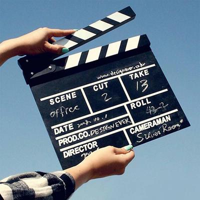 Дощечки Ручная работа Деревянная Режиссерская Хлопушка для съемки Реквизит ТВ Фильм Кино Хлопушка Доска