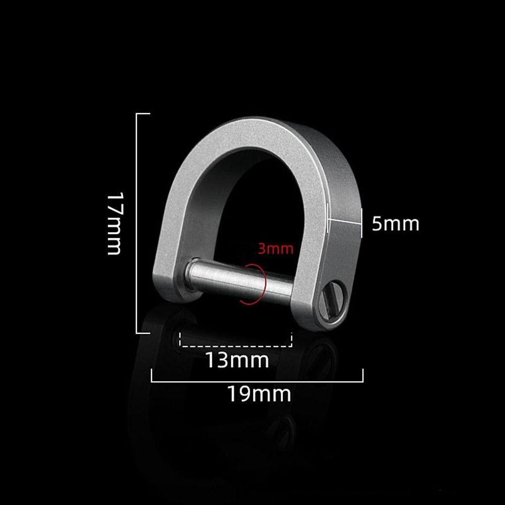 High Quality Buckles Horseshoes D Bow Staples 3 Sizes Carabiner Outdoor Accessories