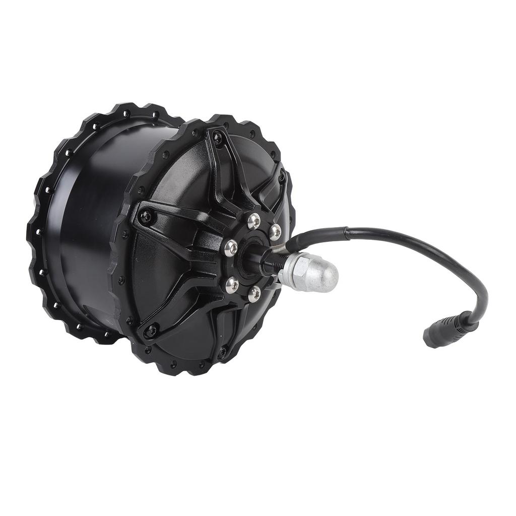 Electric Bike Hub Motor 48V 750W Aluminum Alloy Rear Drive Wheel Gear Hub Motor with 9 Core Adapter