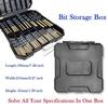 New 99PCS Drill Bit Set 1/16" To 3/8" Drill with Plastic Storage Case Premium HSS Black Gold Coated Twist Hex Shank Jobber