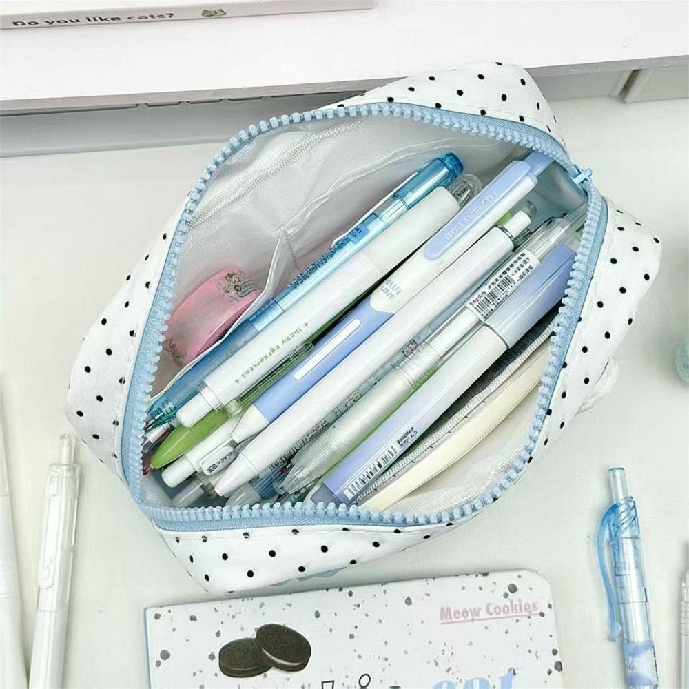 Bowknot Design Pencil Case Large Capacity Stationery Storage Bag Stationery Pouch  School Supplies