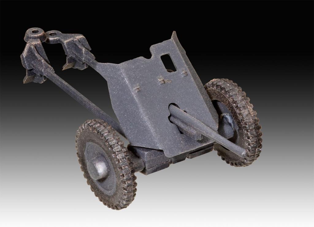 Revell Немецкий KFZ 69 с Pak Пластиковая Сборная Модель 03344 1/76 Krupp-Protze 3.7cm