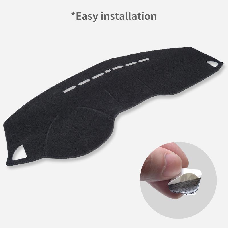 Pare-soleil pour Mitsubishi ASX RVR Outlander dehors 2010-2022, Polymères de tableau de bord de voiture Prada, Protection de tapis, Virus
