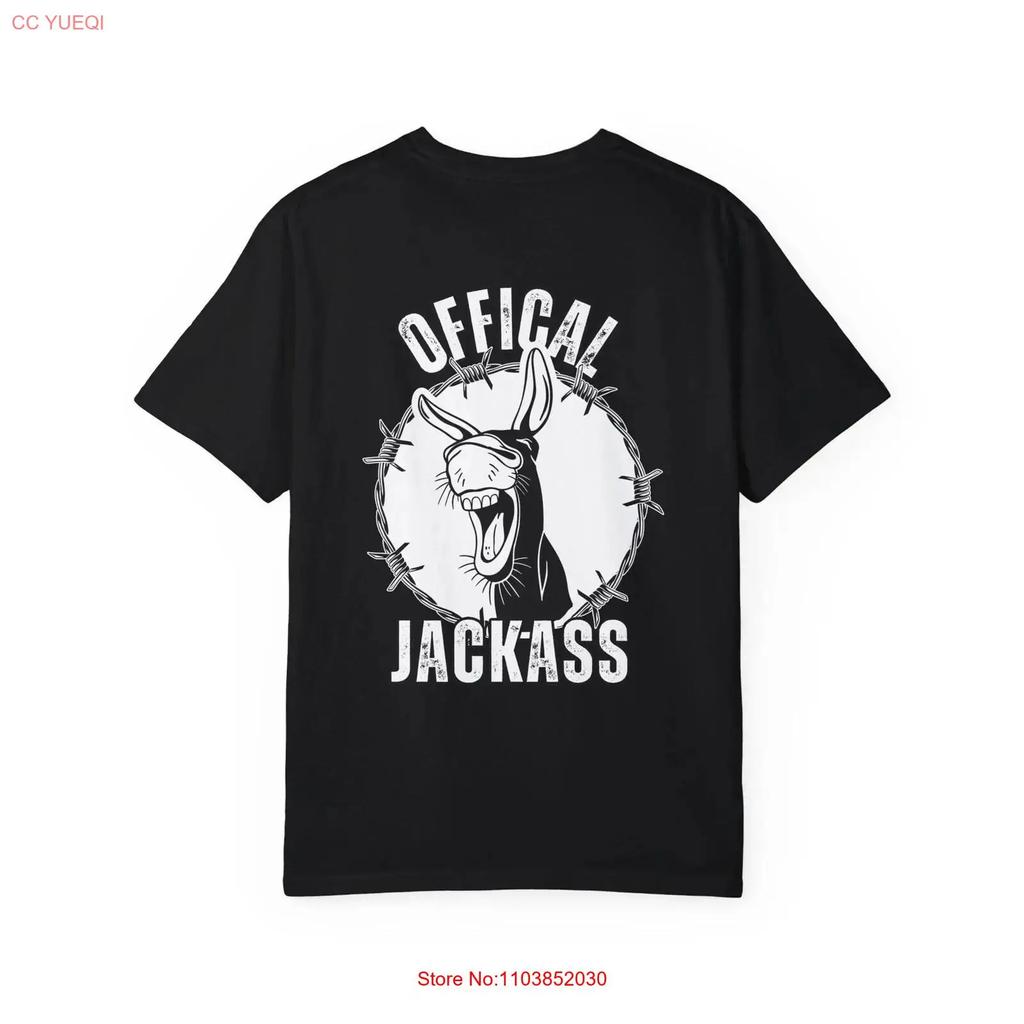 Jackass T Shirt Funny Donkey Sarcastic Humor Gag For Farm Animal Western Rodeo Vintage Stylish Casual Stretched