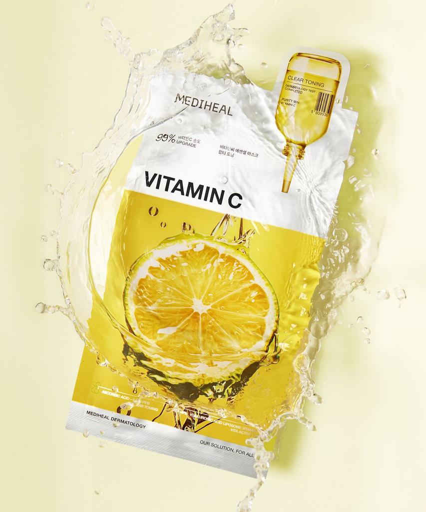 Essential Mask Pack 10 Sheets, 7 Types (Tea Tree/Madecassoside/Collagen/Hyaluronic Acid/Vitamin C/Ceramide/PDRN)