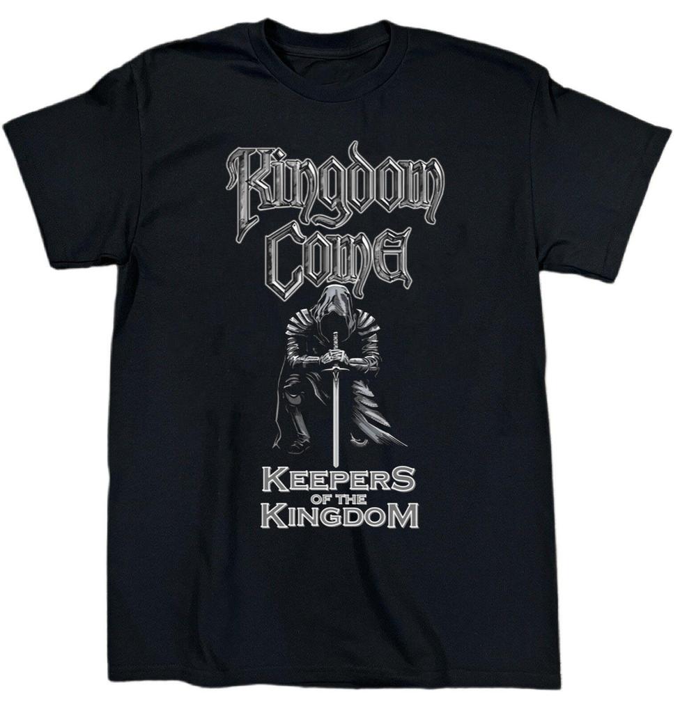 Kingdom Come Группа Альбом Музыка Тяжелый Хлопок Черная Футболка S-5XL CM410