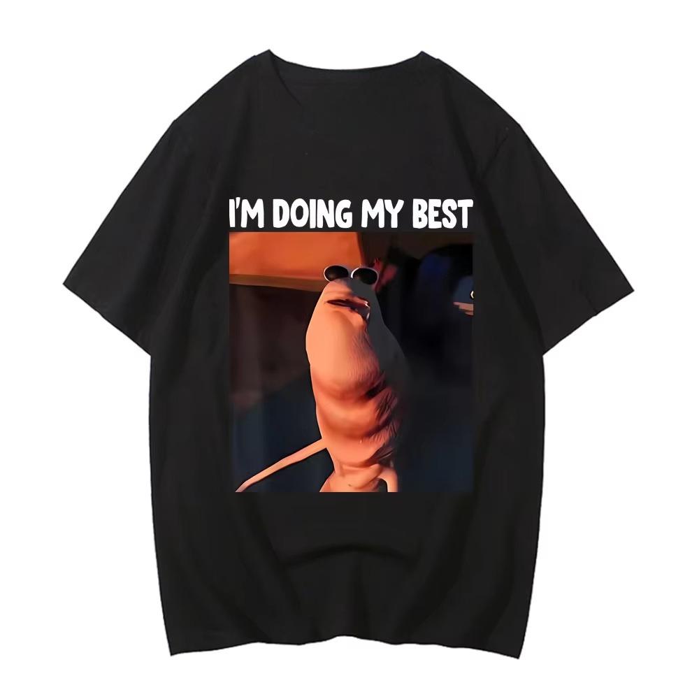 2026 New Hot I Dont Like This Rock T Shirts Funny Marcus The Worm Meme Tee Shirt Unisex Unisex Fashion High Street Hi