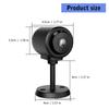 C1 Mini Camera Feature Night Viewing and Easy Installation Stand for Security Monitoring Home or Work Black