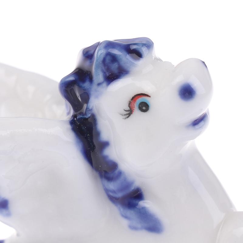 1 шт./пара Год Лошади 2026 Фарфоровая фигурка лошади Керамическая миниатюрная лошадь Украшение Домашний декор Коллекция предметов искусства и ремесел Подарок