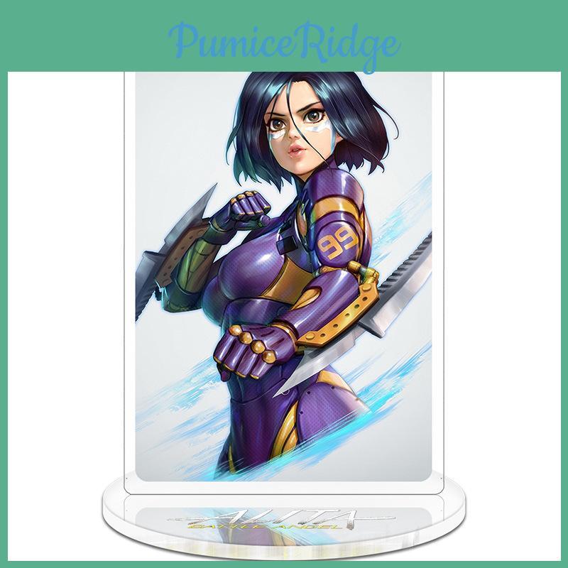 Collectible New Movie Alita Battle Angel Acrylic Model Stand Figure Toy Desk Decor