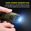 1PC Portable LED Lamps Flashlight Hand Crank Dynamo Torch Lantern Professional Solar Power Tent Light for Outdoor Camping Mountaineering