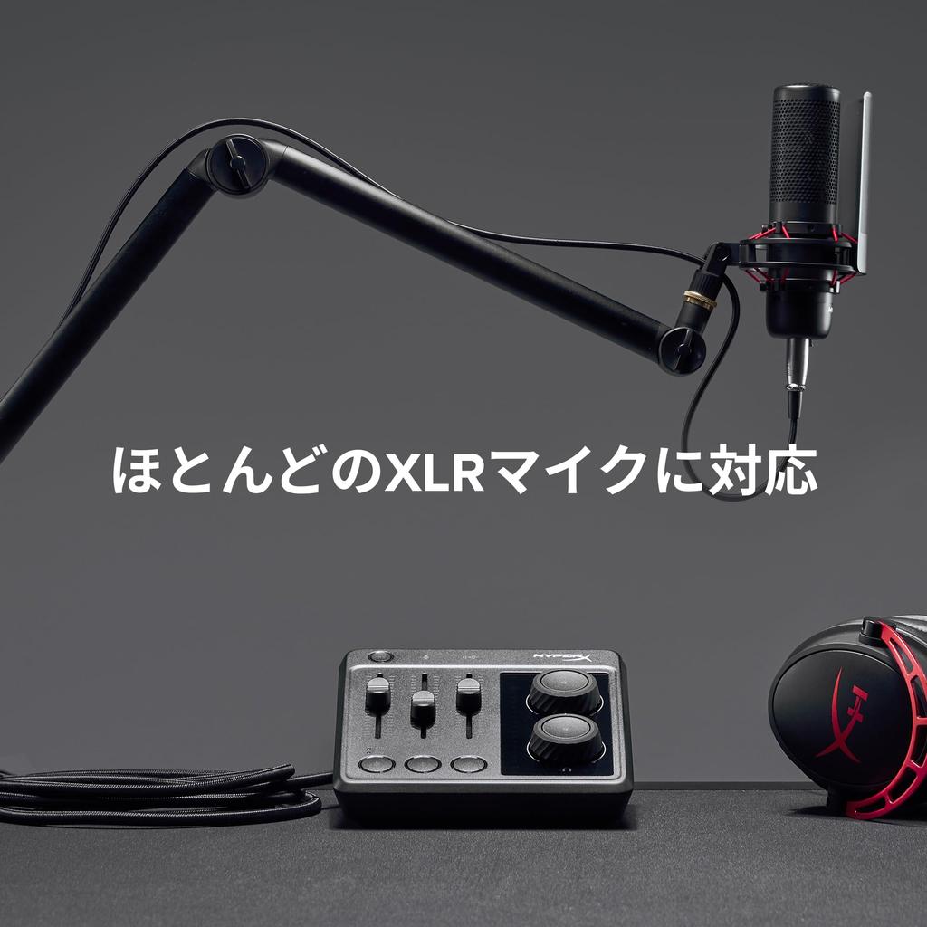 Аудиомикшер HyperX Audio Interface Аудиовход 3-канальный USB-подключение Распределительный стример 73C12AA