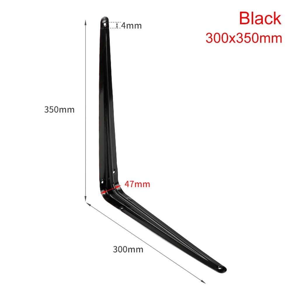 1 шт. Новый 4-14 дюймовый треугольный кронштейн-поддержка настенный подвесной L-образный монтажный кронштейн черный белый фиксированная полка угловая скоба