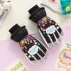 Kids Winter Ski Gloves Windproof Waterproof Thick Fleece Lined Boys Girls Cycling Outdoor Use