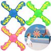 Children's Boomerang Toy Soft Four-leaf Cross Dart Returning Boomerang Spinner Flying Disc Parent-Child Interactive Outdoor Toys
