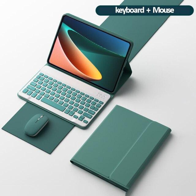 Чехол для Xiaomi Mi Pad 5 с клавиатурой, беспроводной мышью со светодиодной подсветкой, для Xiaomi Mipad 5 5 Pro, магнитный чехол