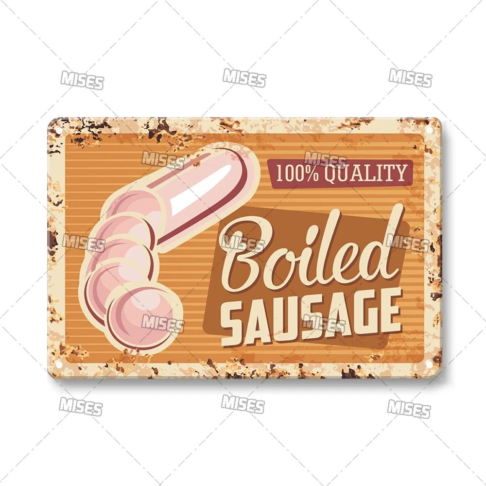 Food Metal Sign Kitchen Metal Poster Home Garage Man Cave Industrial Decor High-Quality Decorative Plate Metal Plaque