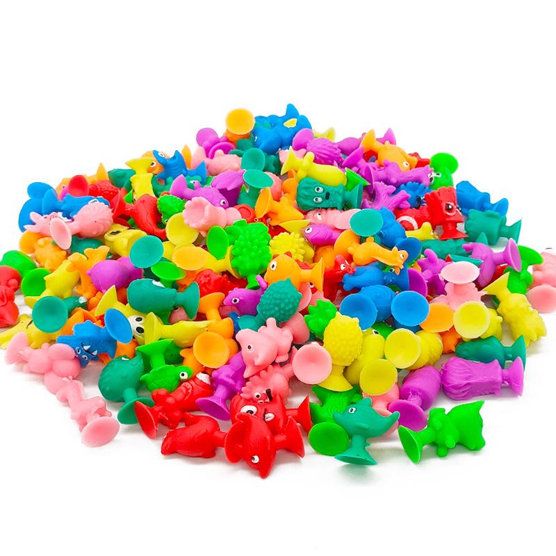 Креативные мультяшные животные на присосках декомпрессионные игрушки для веселого взаимодействия родителей и детей