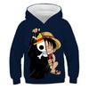 One Piece Kids Hoodie Sweatshirt One Piece Boys Girls 3D Printing Sport Sweater Cosplay Costume Children Pullovers Tops