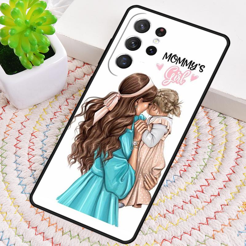 Чехол для телефона Baby Mom MUM MOTHER Girl Queen для Samsung Galaxy note 10 pro S26 Ultra S23 S24 FE S25 S21 S22 PLUS ударопрочный Cove