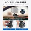 NEEWER Vacuum Suction Cup 3 Inch Suction Cup Mount with Ball Head Magic Cam Aluminum Quick Release Car Camera Mount for Action ARRI Positioning Hole