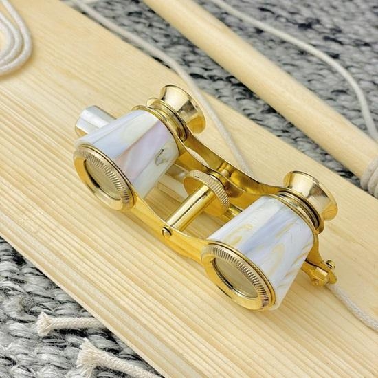 Opera Glasses Binocular Handcrafted Brass Binoculars for Timeless Adventures and Memorable Gifts, Anniversary Gift For Mother