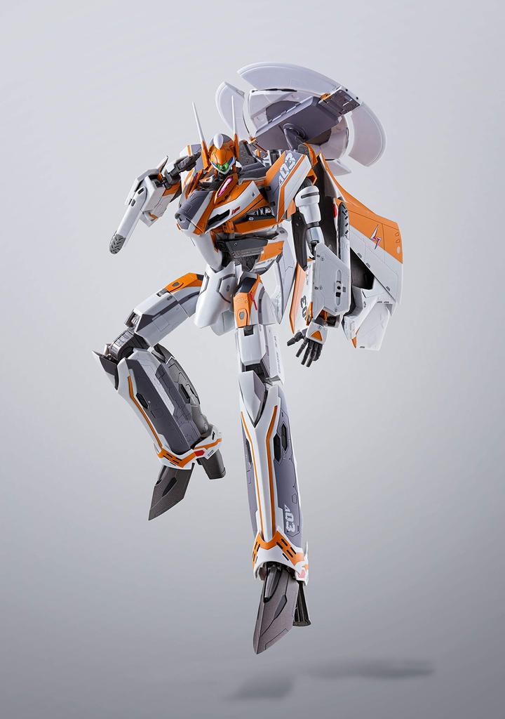 TAMASHII NATIONS DX Chogokin Macross Delta Siegfried Mustang 180 мм окрашенная подвижная фигурка VF-31E (Чак Машина) приблизительно. АБС и ПВХ и литье под давлением