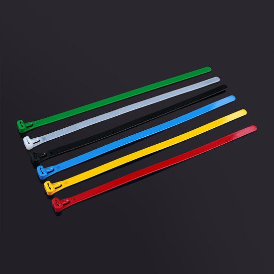 100 шт. Самозатягивающиеся нейлоновые кабельные стяжки Регулируемый многоцелевой ремешок для проводов Дом Офис Мастерская В помещении На улице Сверхпрочная стяжка-молния Обертка
