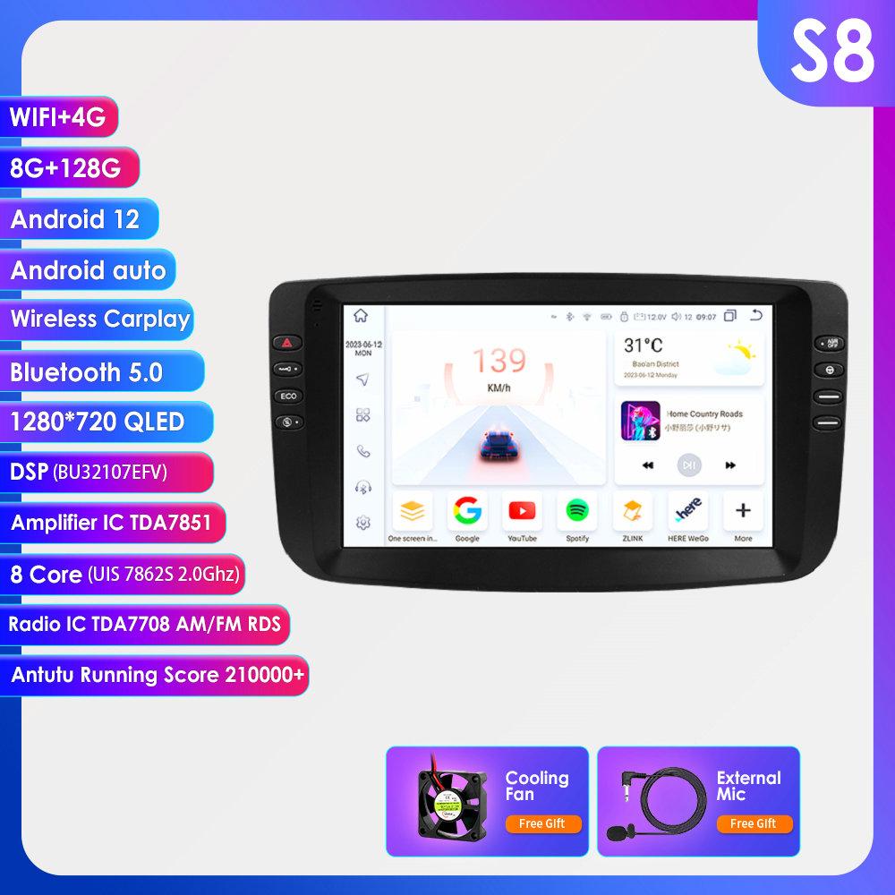 9-дюймовый Carplay 4G 2 Din Android 13 автомобильное радио для Fiat Linea 2012 - 2015 Fiat Punto EVO мультимедийный видеоплеер Navi GPS DSP WIFI интеллектуальный экран