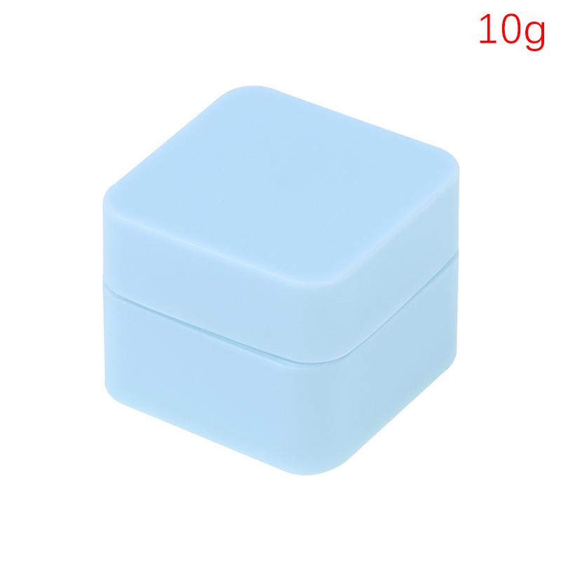 5G-50G пустые пластиковые квадратные контейнеры для косметики для дизайна ногтей баночка маленькая банка для образцов крема гель для ногтей пудра коробка лосьон для макияжа инструмент