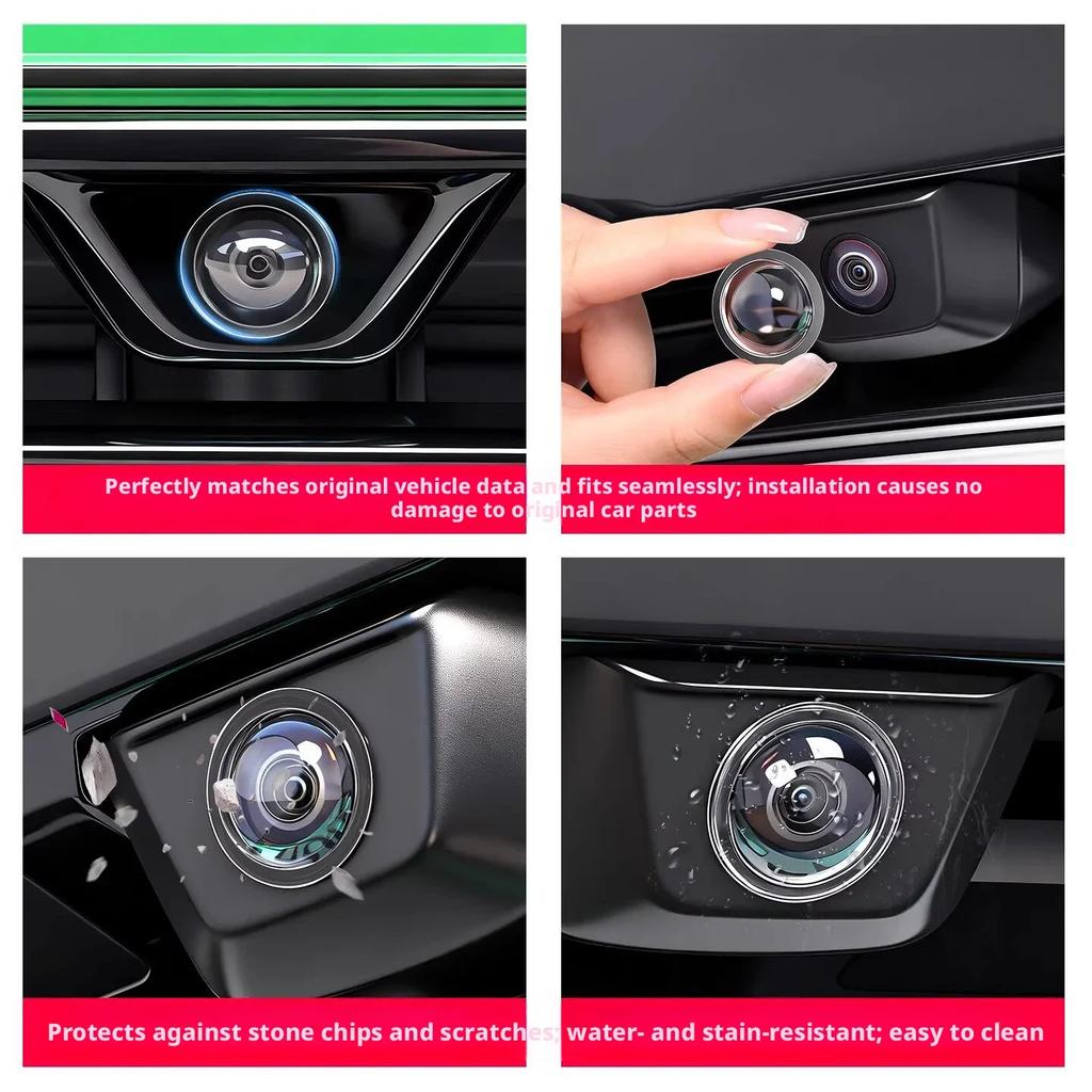 Car Front and Rear Camera Protective Cover, Rain, Sand and Stone Collision Protective Cover, Reversing Protective Equipment