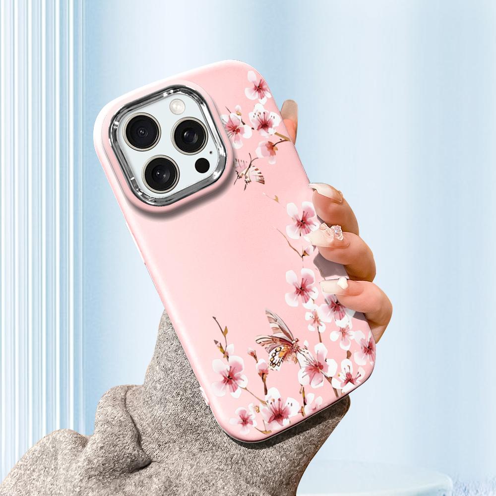 Solid Color Silver Edge Lens Fatty Casing Soft TPU Liquid Silicone Cover Shockproof Phone Case for Huawei Honor iPhone Infinix Tecno Vivo