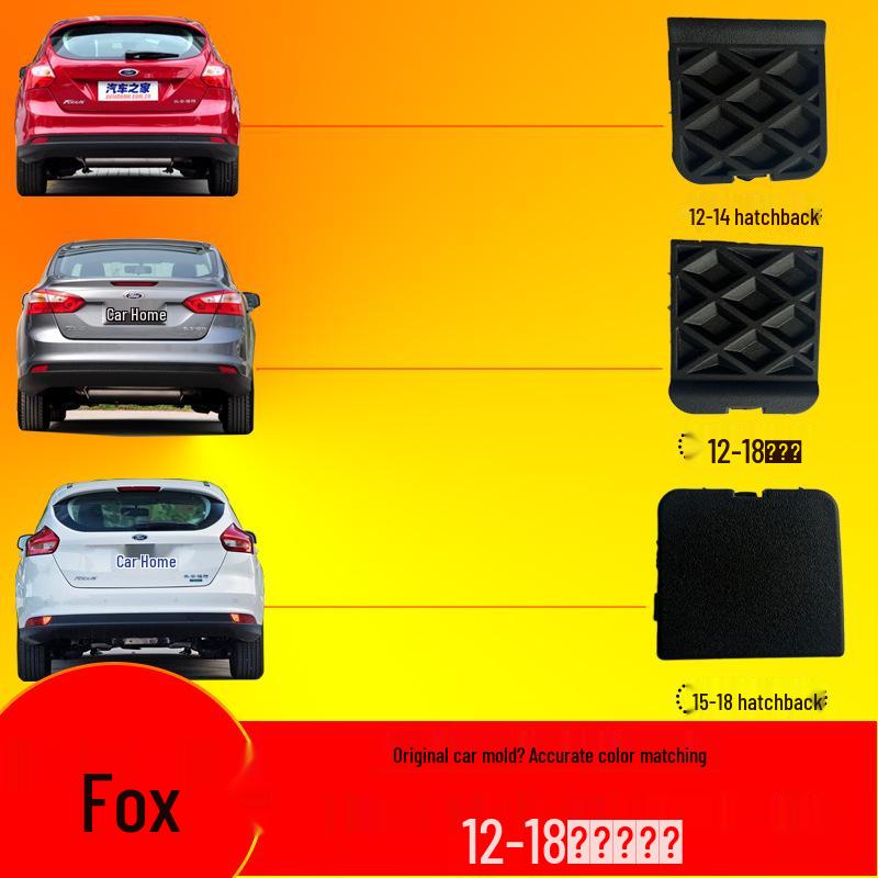 Compatible Rear Bumper Tow Hook Cover for 2012-2018 New Focus